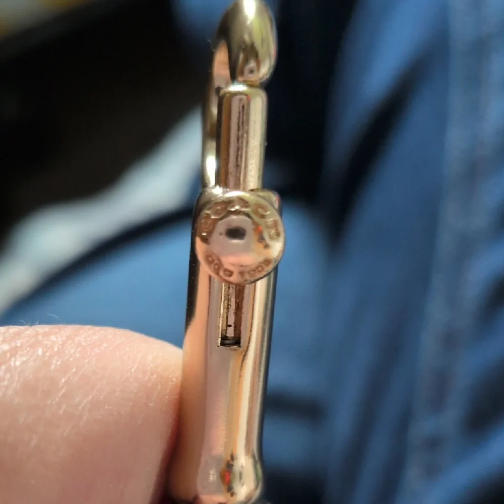 Coach Black Pebbled Leather Strap with Gold Hardware - Picture 2 of 5